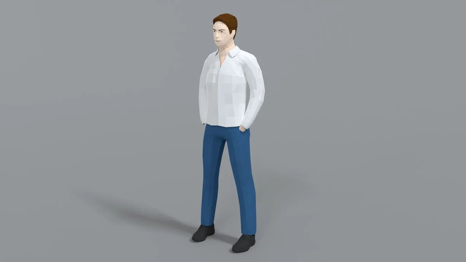 Low Poly Casual Man