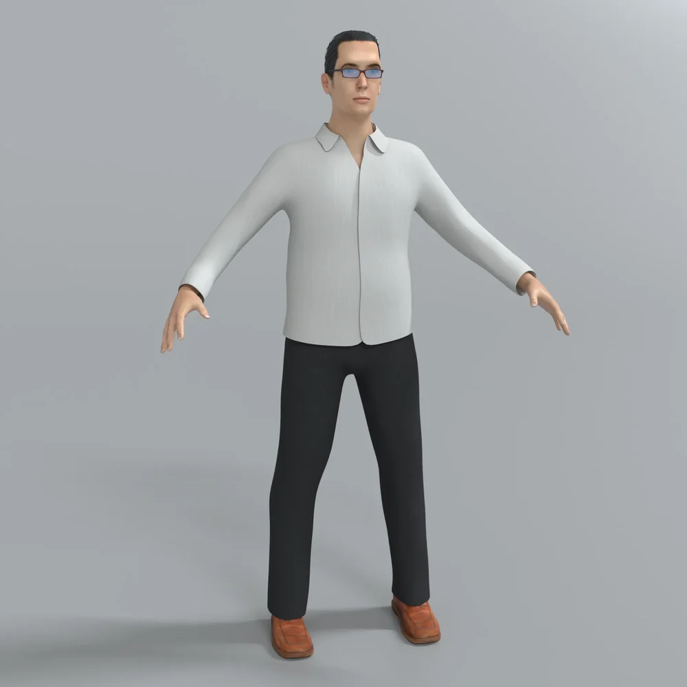 Adam Character Rigged