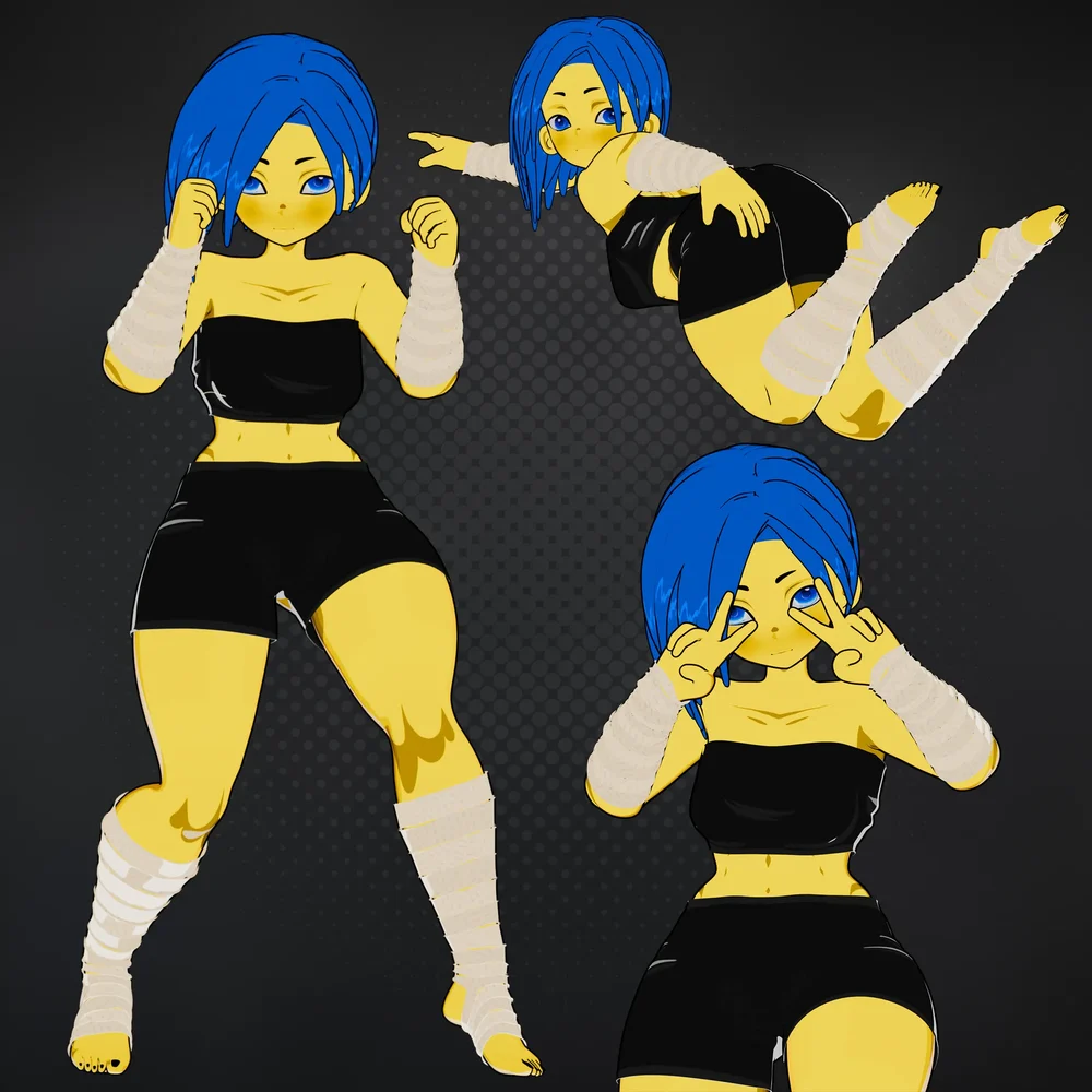 Lucifera - Anime Stylized Npr Character