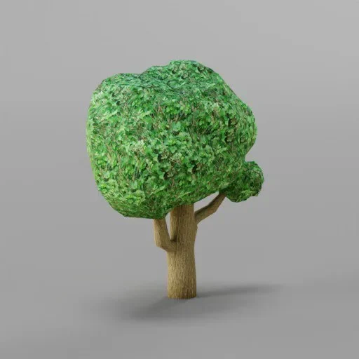 Low Poly Tree 001