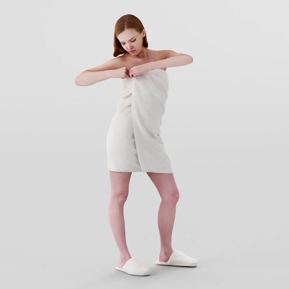 Girl In Towel