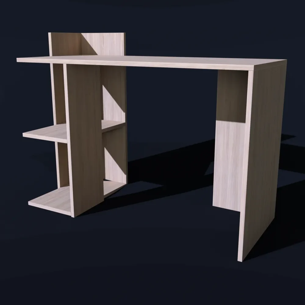 Modular Desk With Shelfs