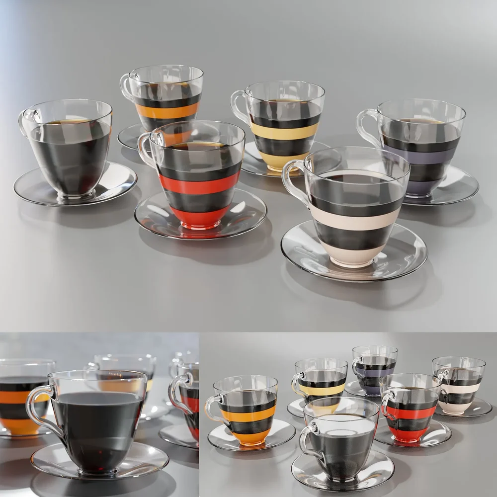 Complete Coffee Glass Set
