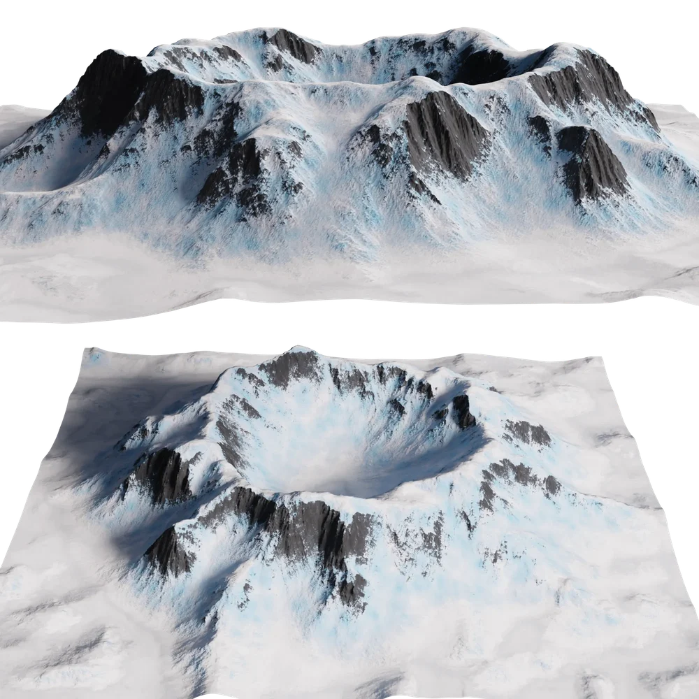 Snow Crater Mountains