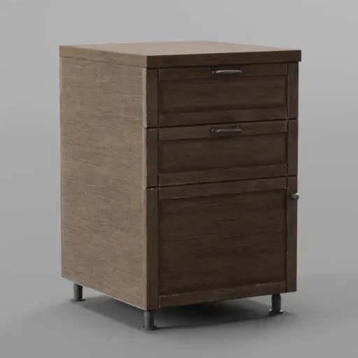 Dark Brown Kitchen Set 01