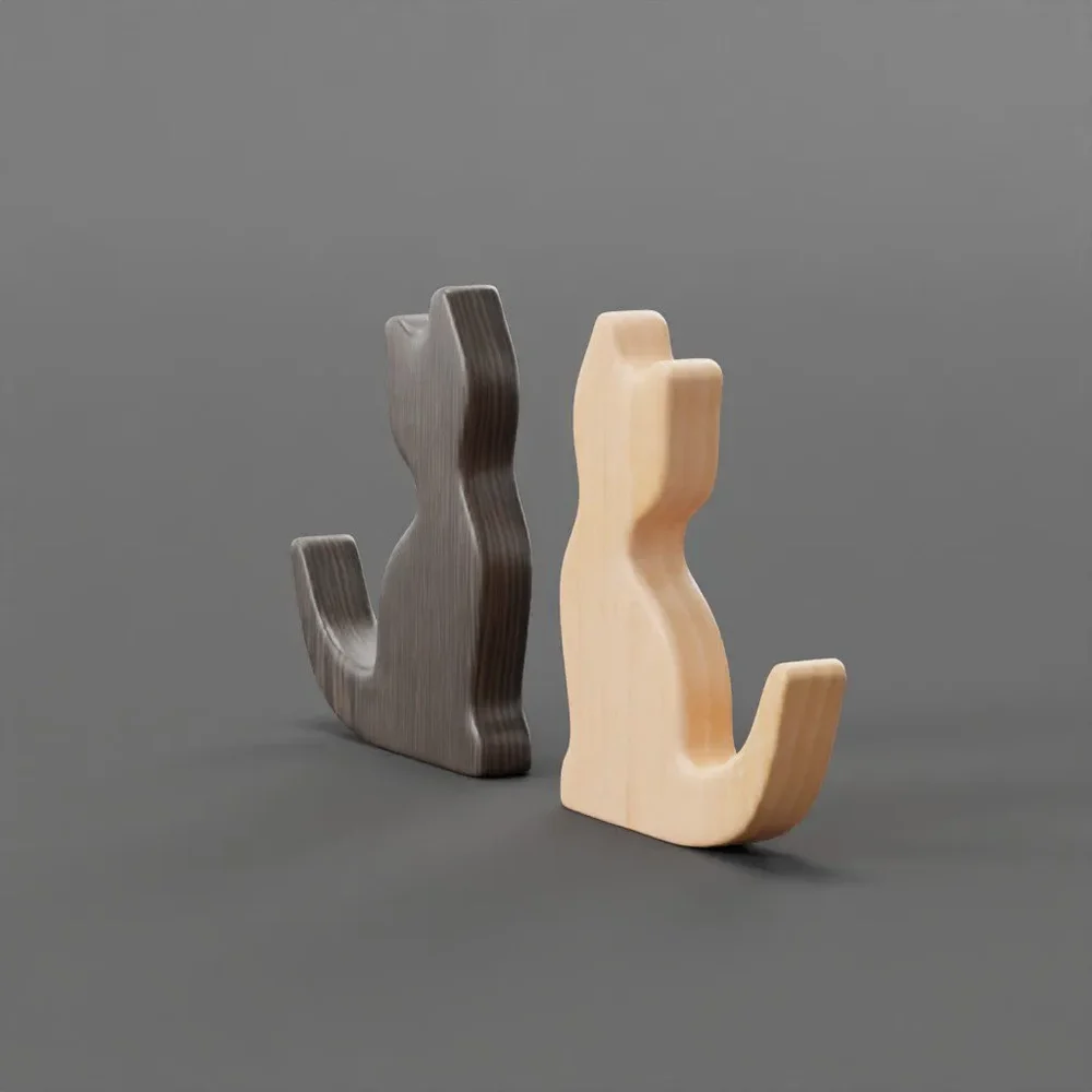 Decorative Wooden Cats