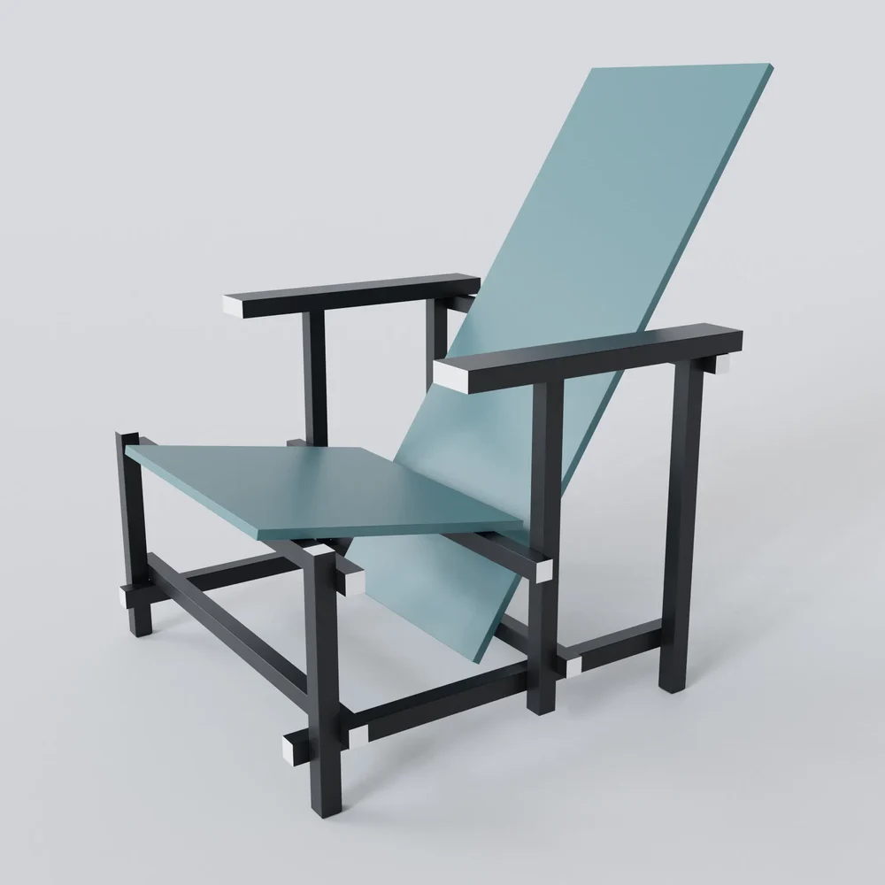 Black Blue (Zeilmaker Version) By Gerrit Thomas Rietveld
