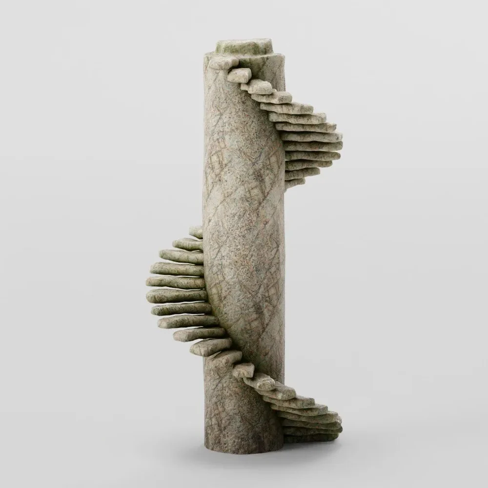 Spiral Stone Staircase