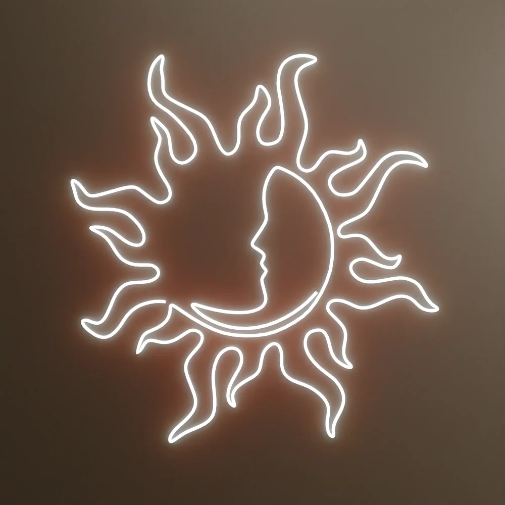 Sun Neon Sign Led