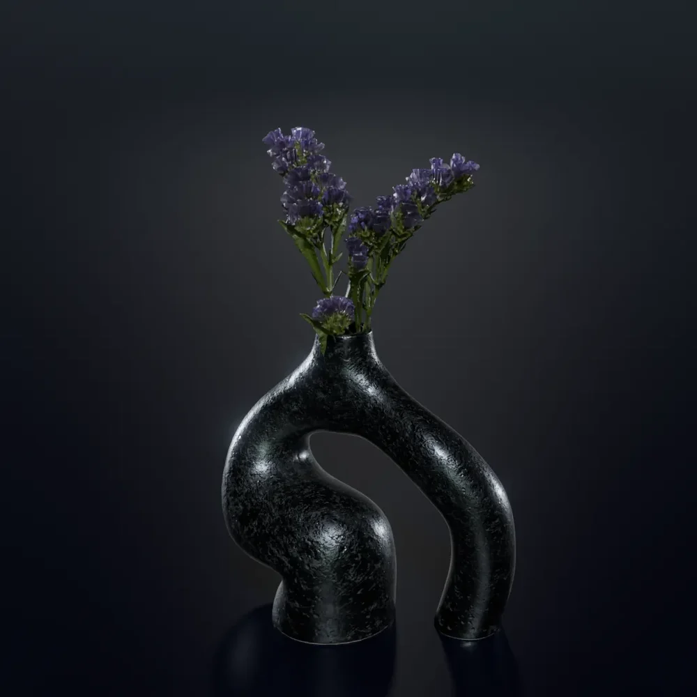 Abstract Cuvy Vase