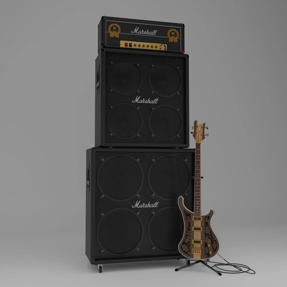 Rickenbacker 4004lk + Marshall 1992lem