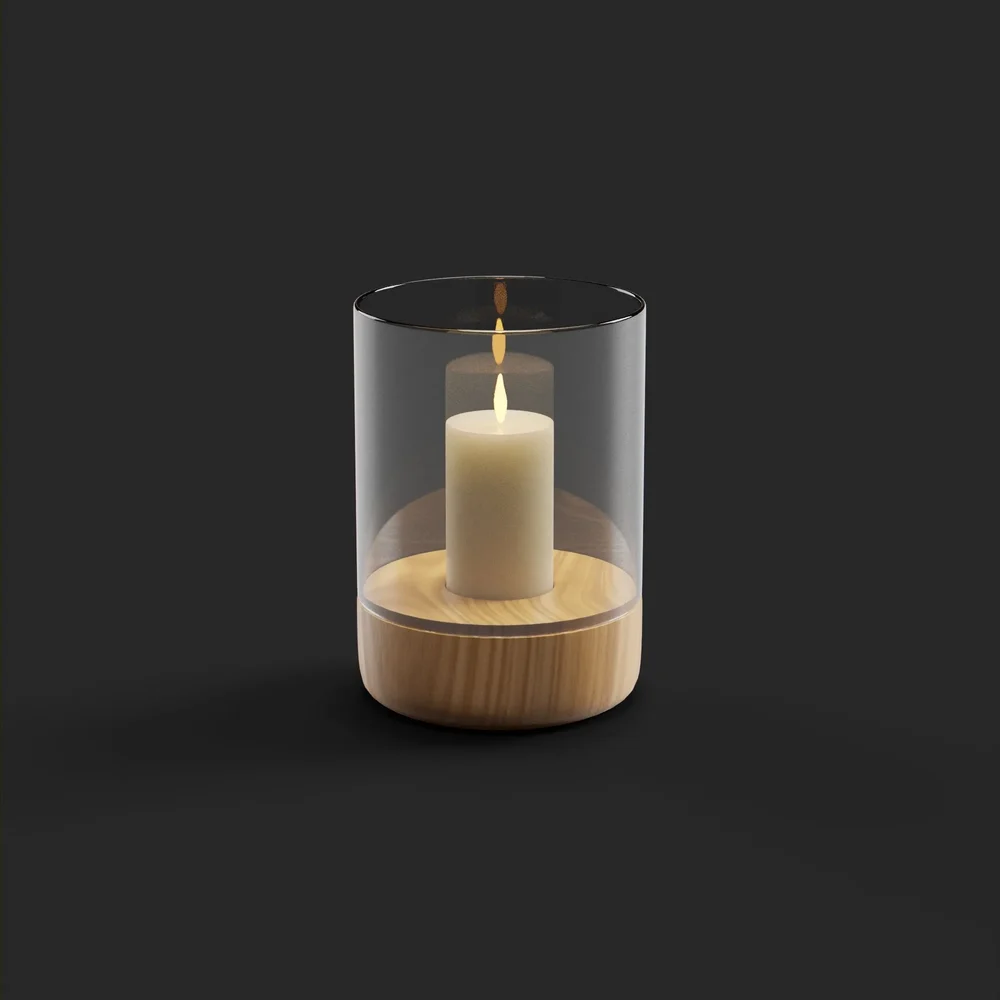 Candle In Glass