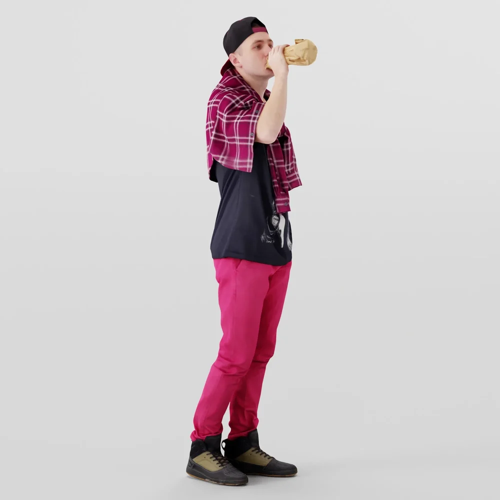 Young Rapper With Booze