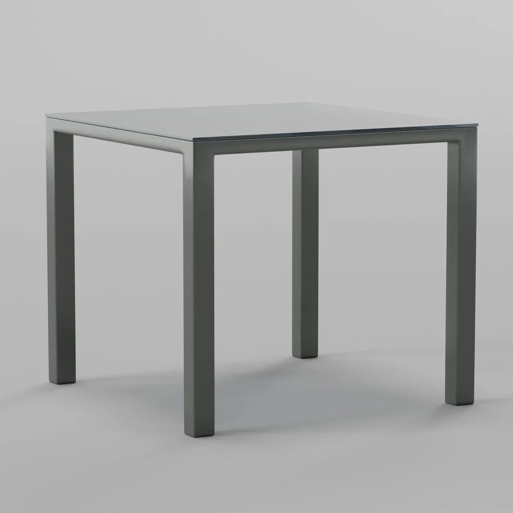 Metal Glass Table