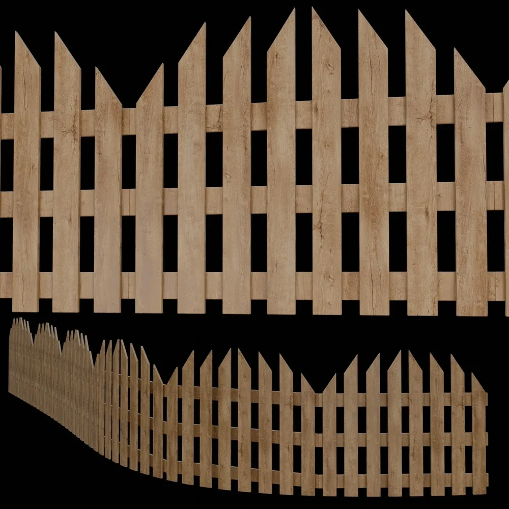 Unmodified Wooden Fence