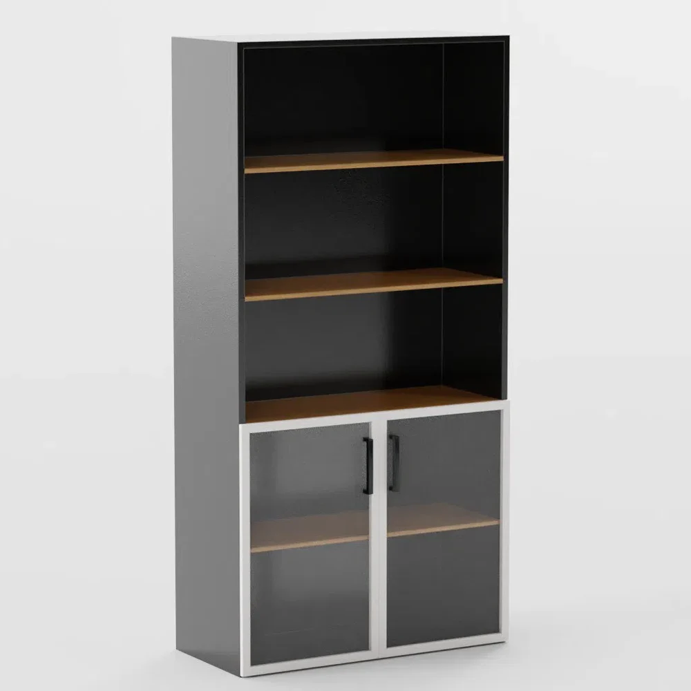 Cupboard 900 450 1800 Mm Half Glass Door