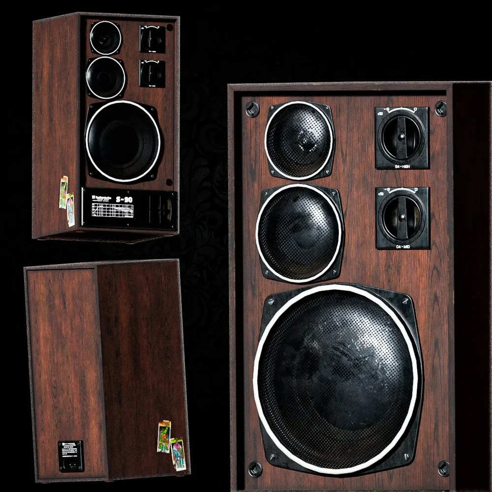 Vintage Soviet Speaker S-90