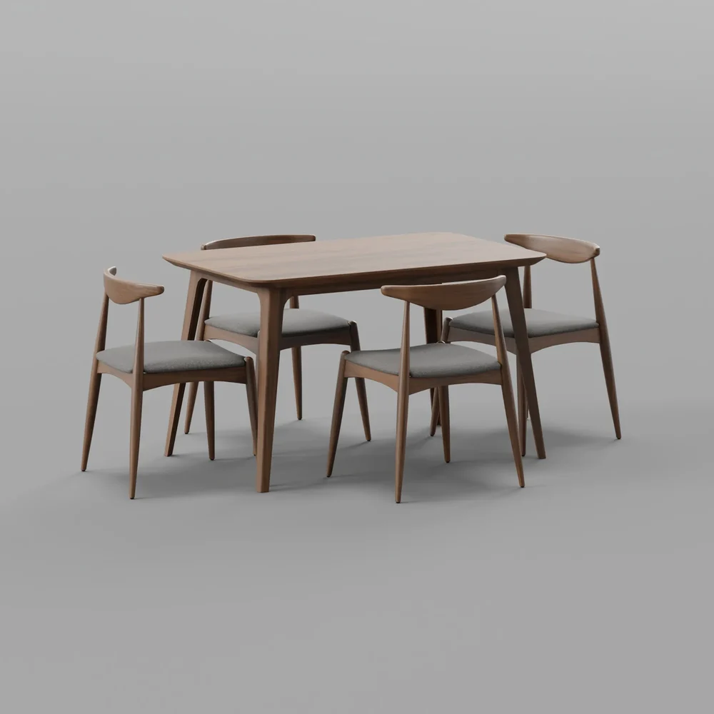Millie 4 - Person Four Leg Dining Set