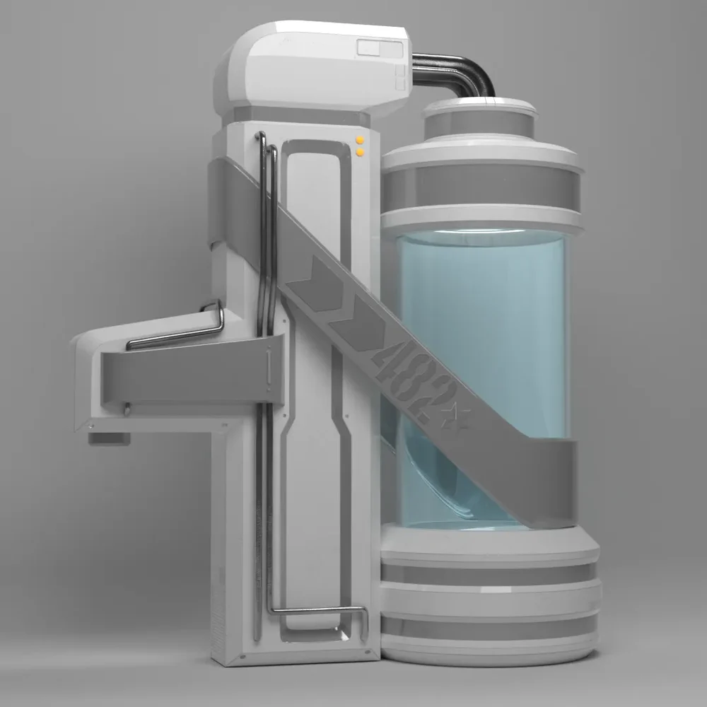 Scifi Generator Glass Lab Incubator