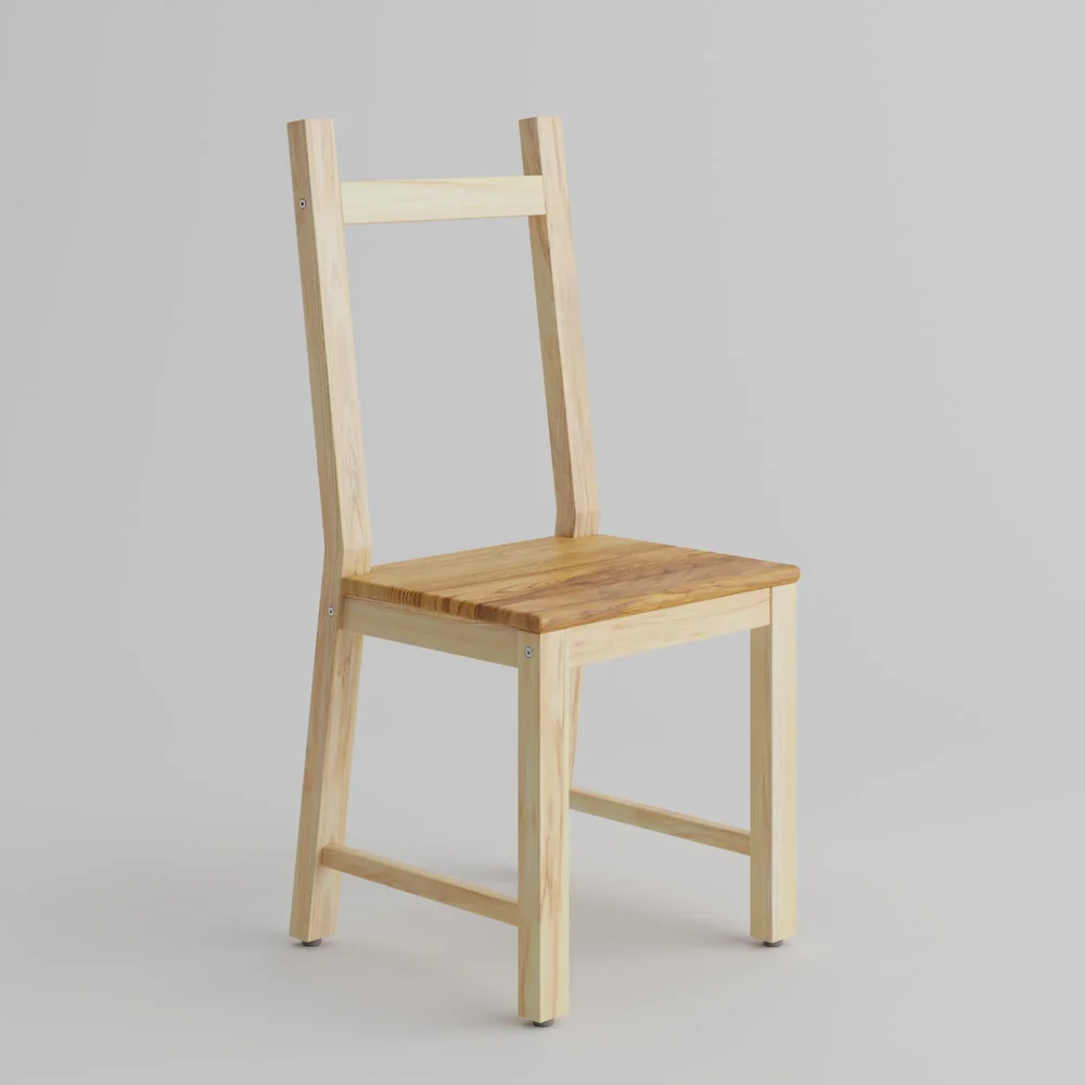 Wood Chair - Simple