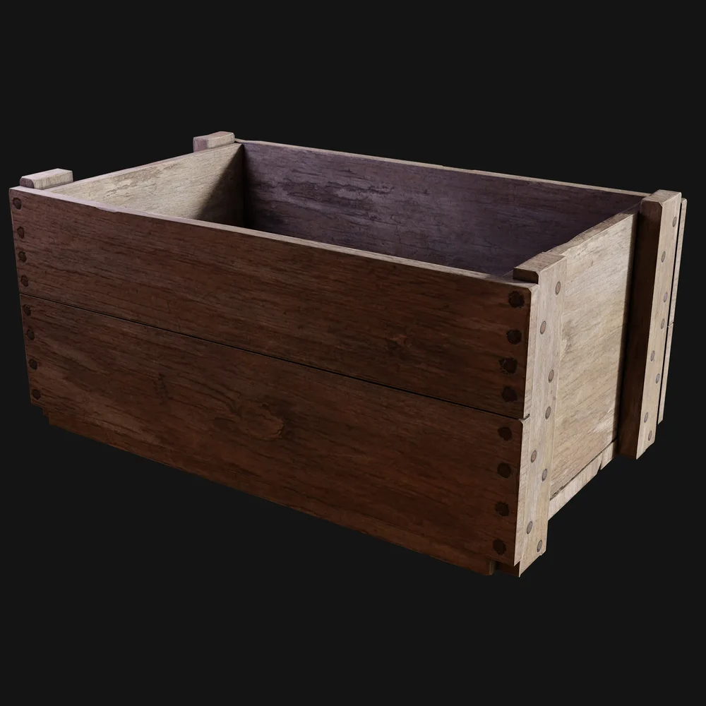 Reusable Wooden Delivery Crate