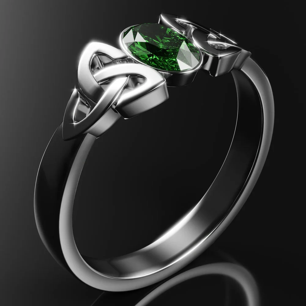 Silver Women`S Ring