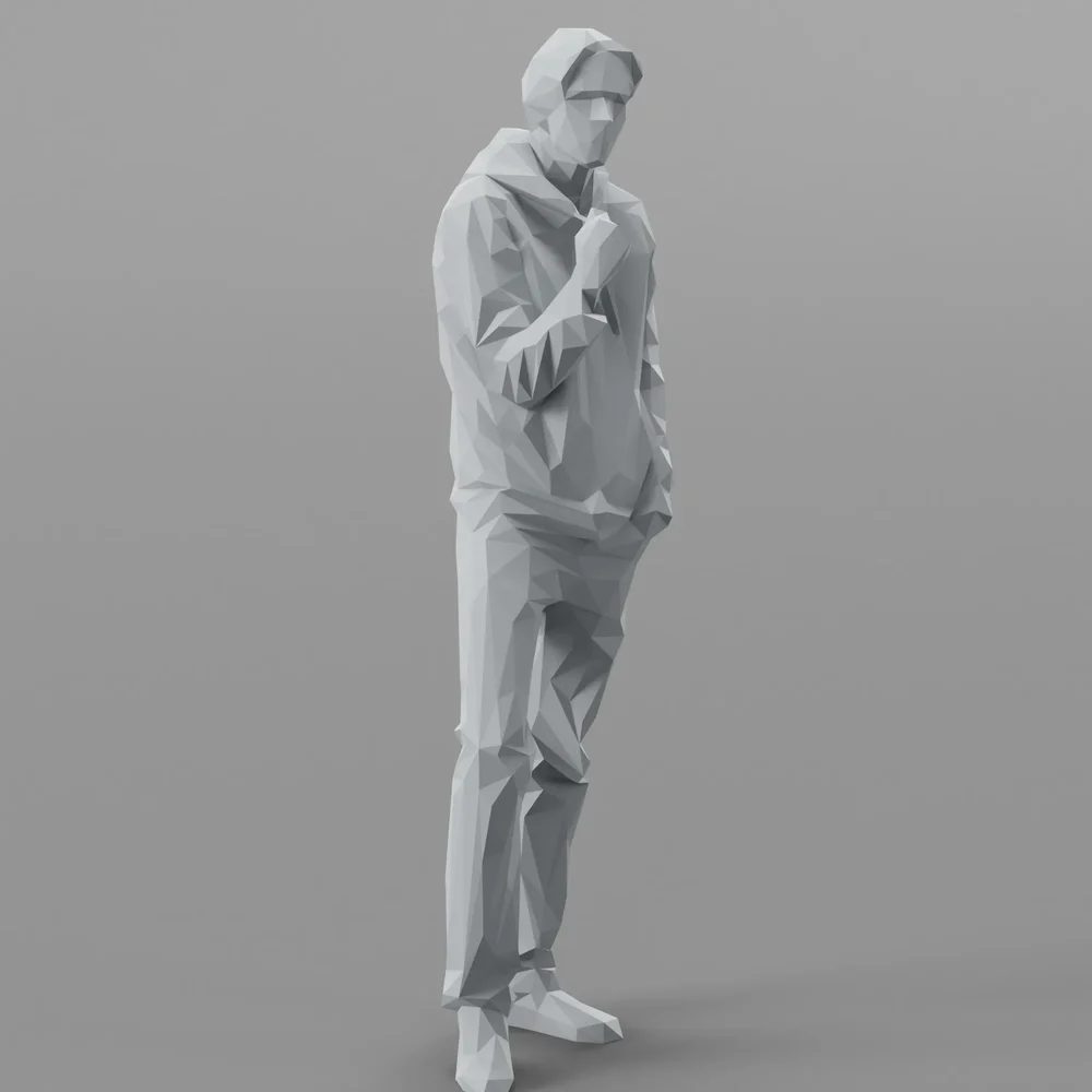Lowpoly Male Standing