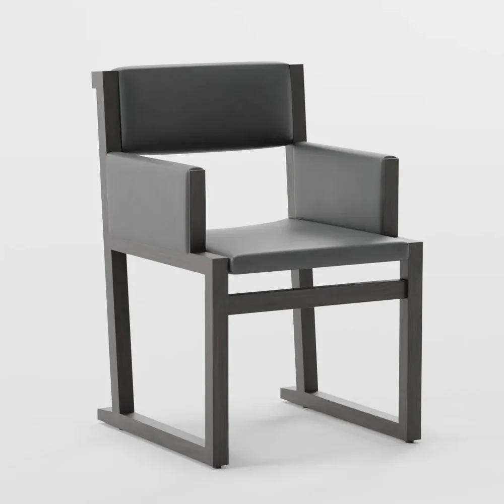 Camerich Emily Armchair - Dark Imitation Leather