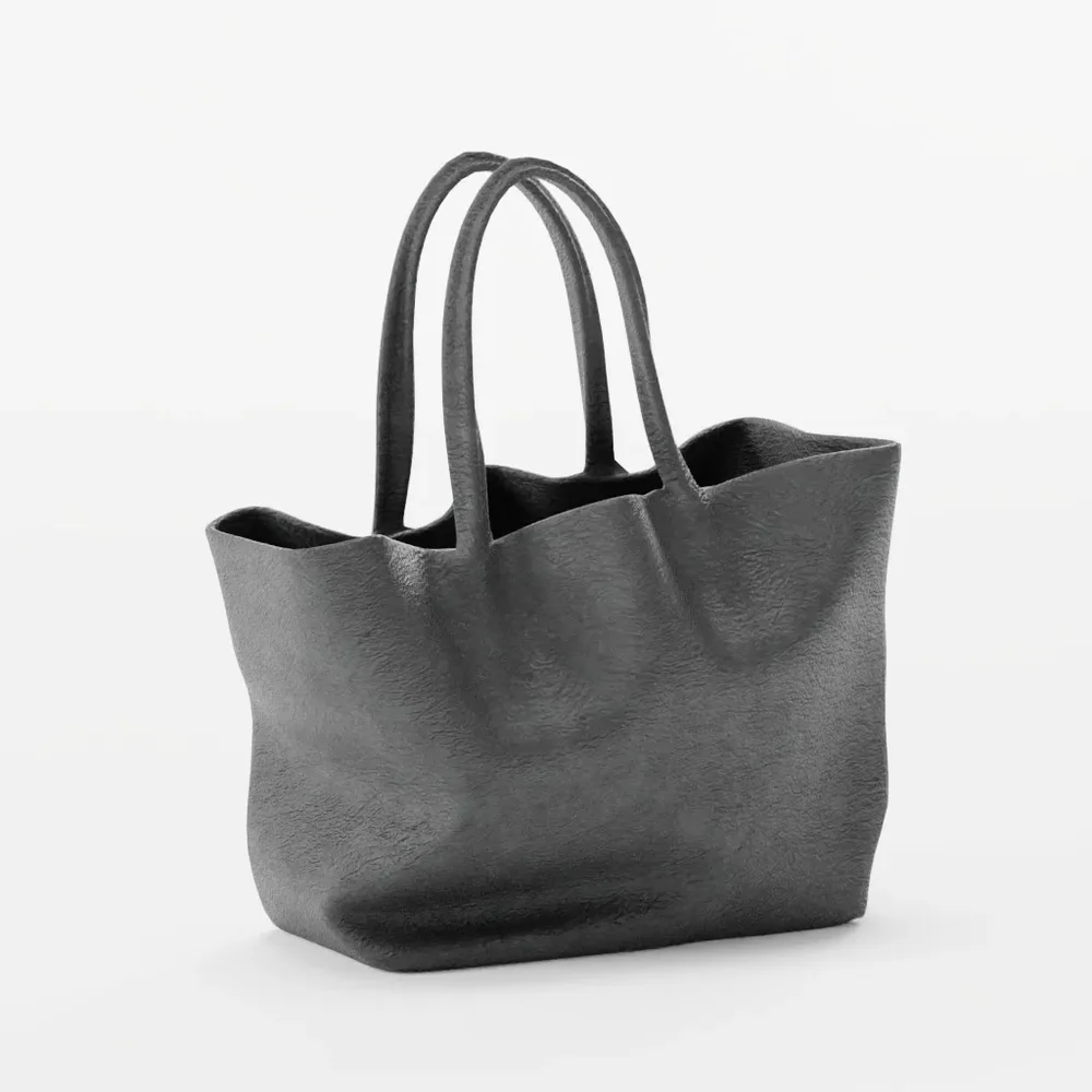Black Leather Tote