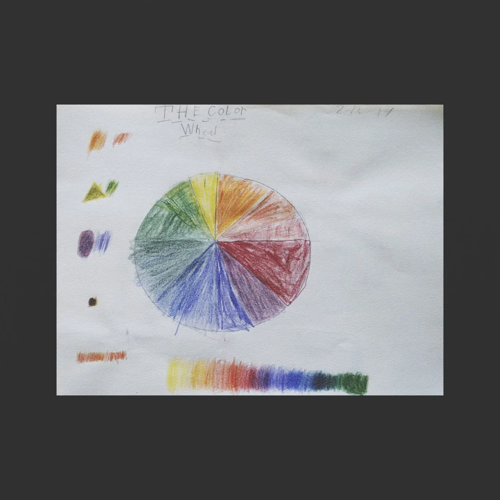 Child's Drawing On Paper 08