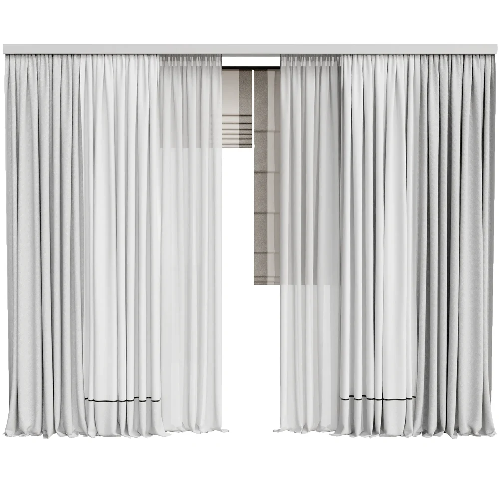 Mi Silk And Cotton Curtain Set