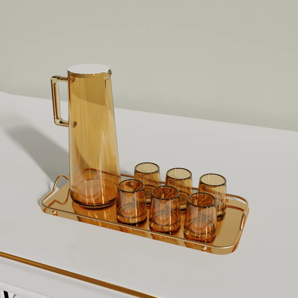 Set Of Glass Vases