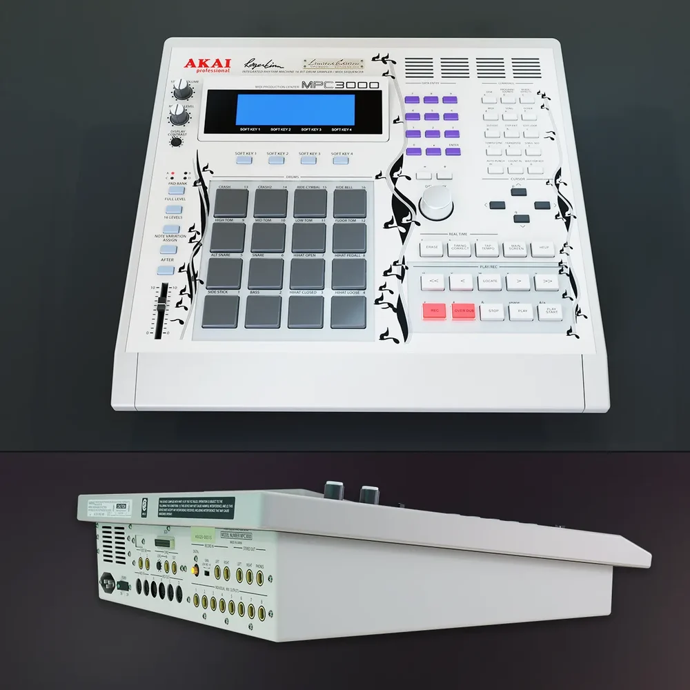 Dj Akai Mmpc 3000 White