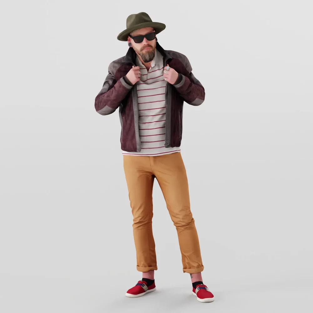 Guy In A Quilted Jacket
