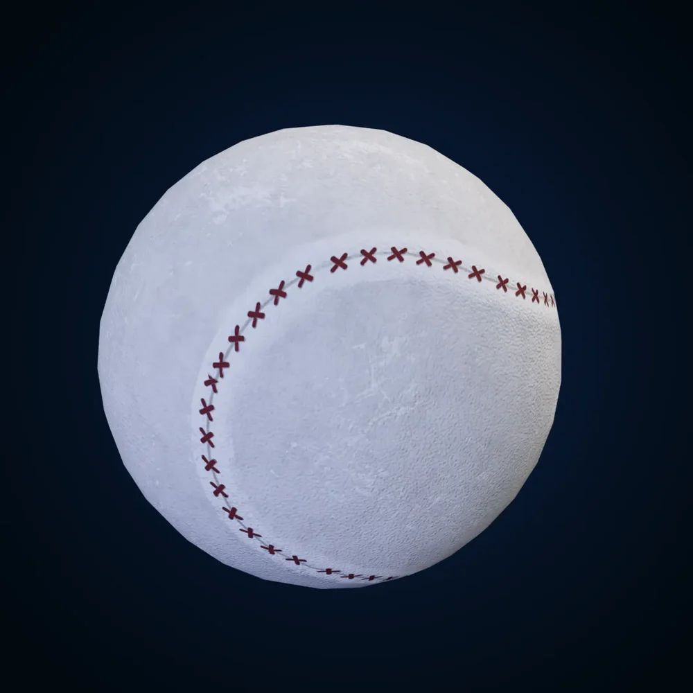 Baseball Low Poly