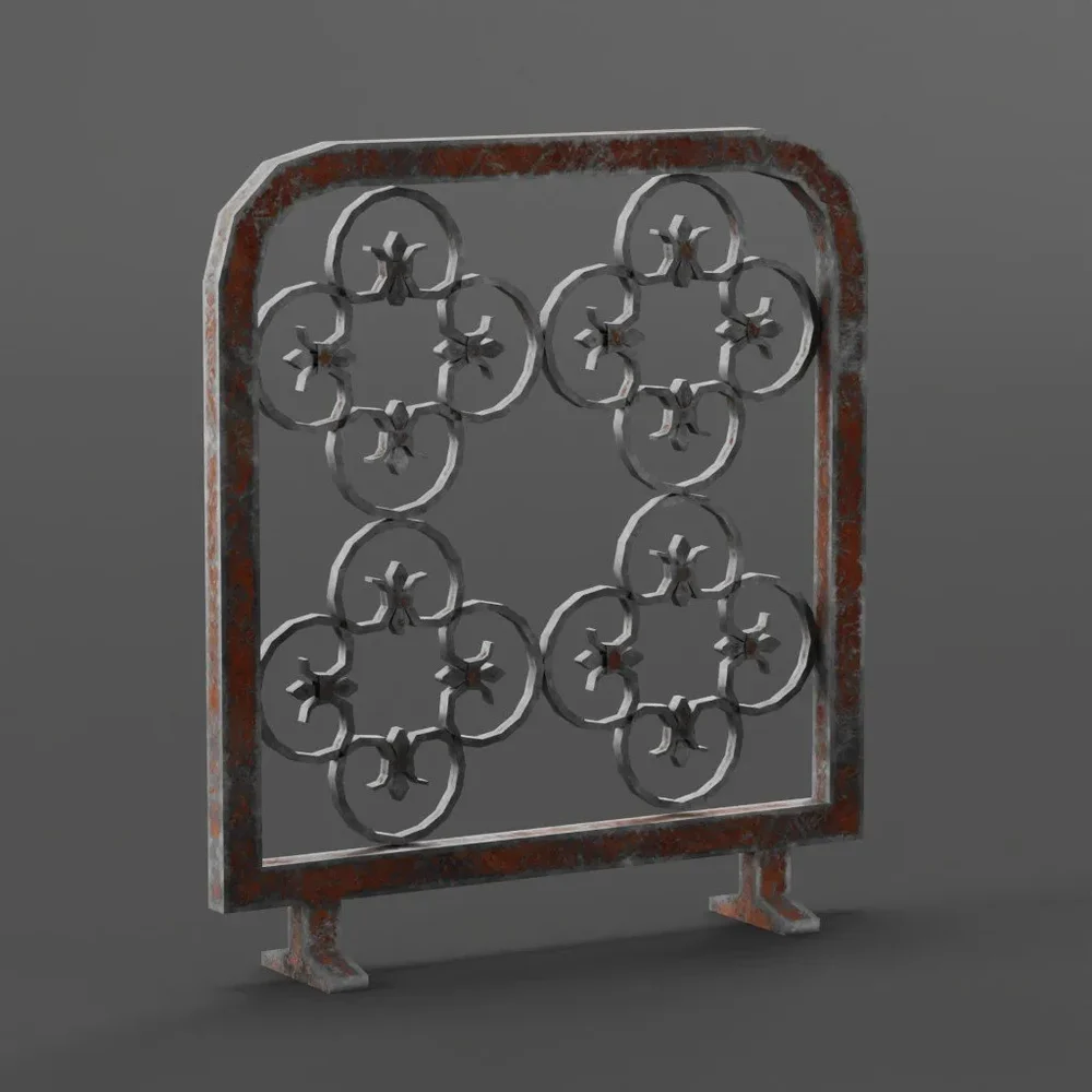 Fireplace Iron Fire Guard