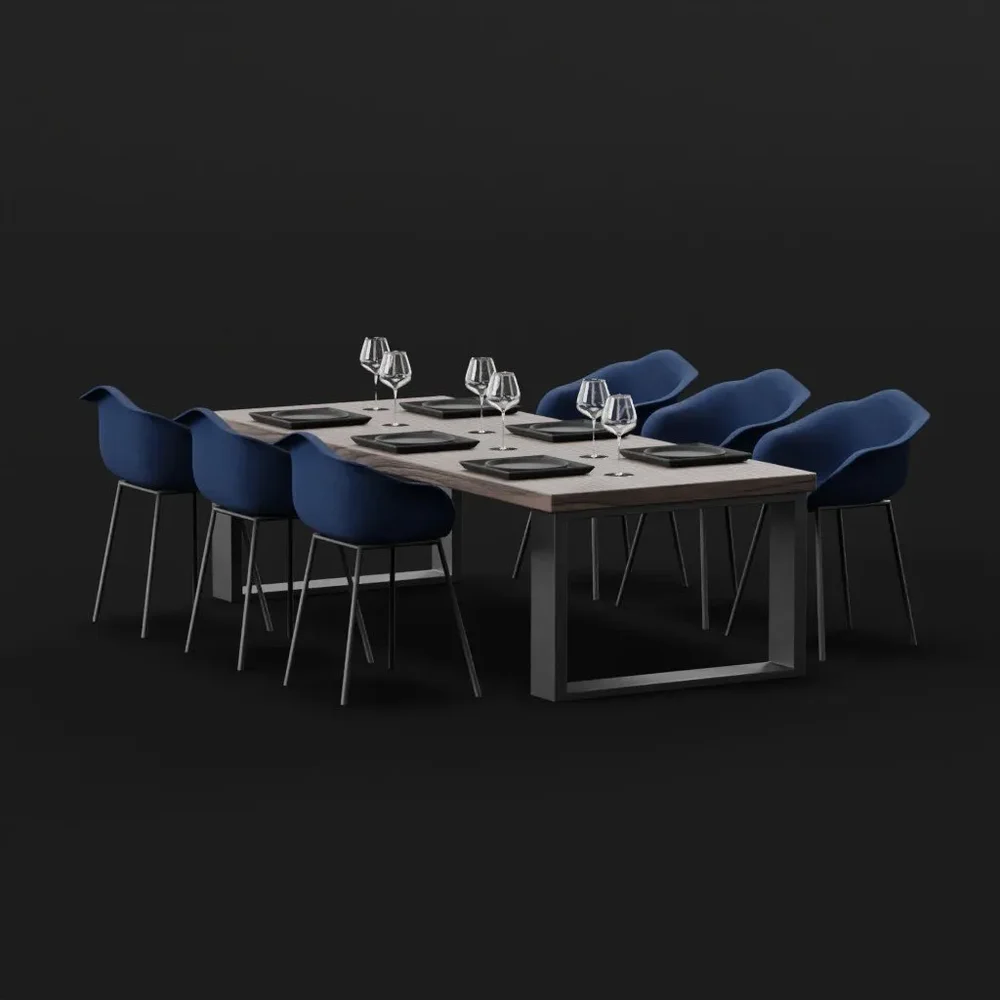 Modern Table With Chair