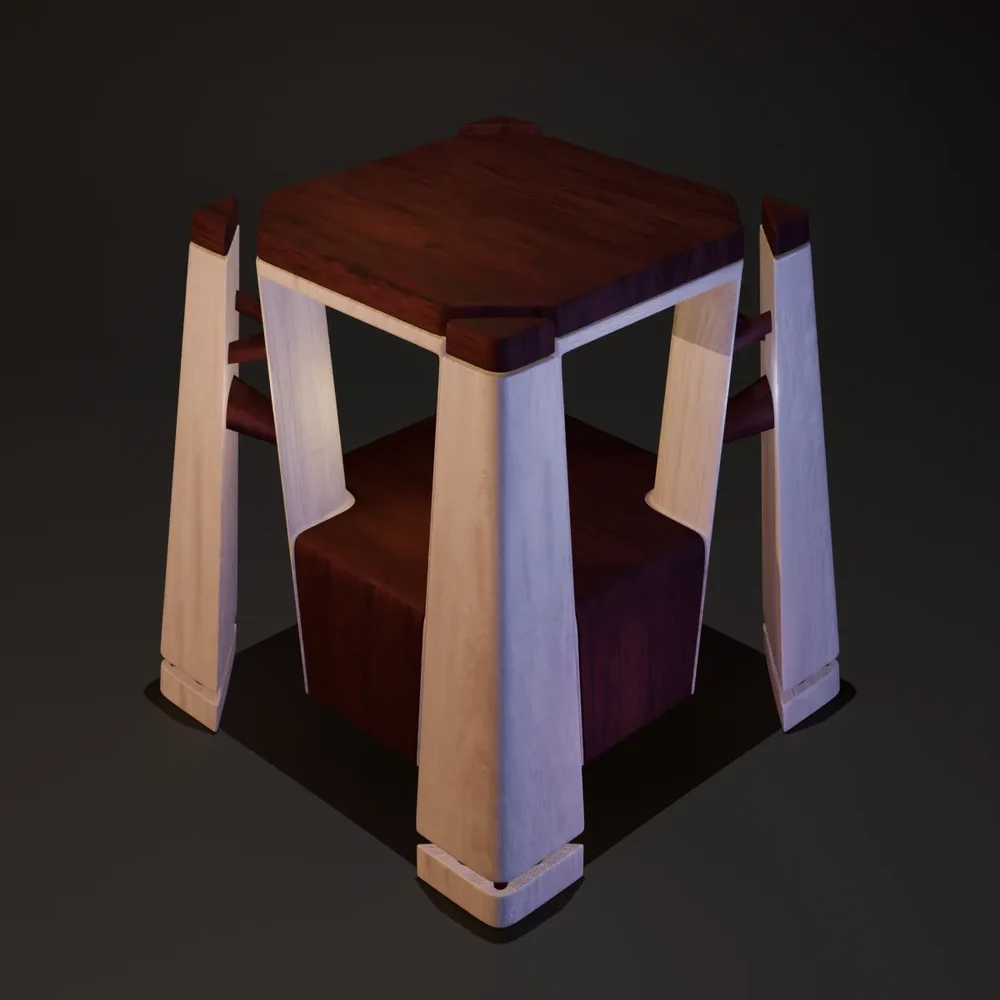 Fractured Cuboid Coffee Table