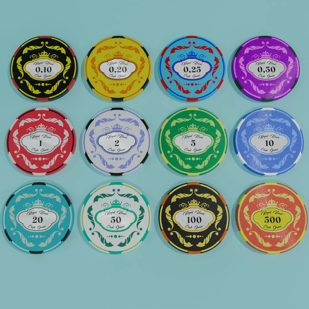 Royal Bank Cash Game Chips