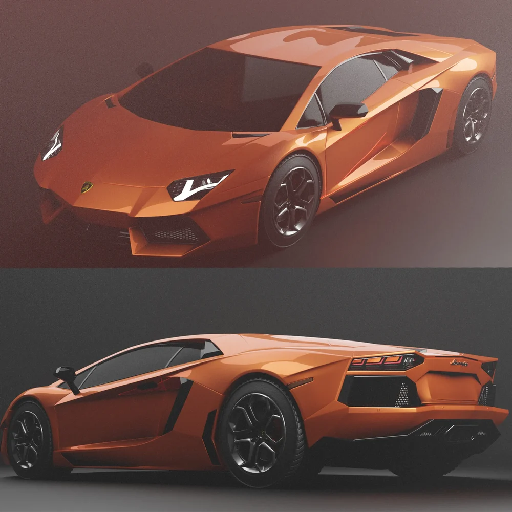 Lamborghini Aventador(Rigged)