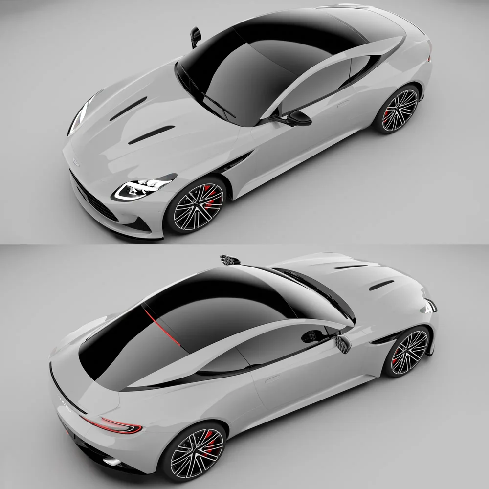 Aston Martin Db12 (Rigged)