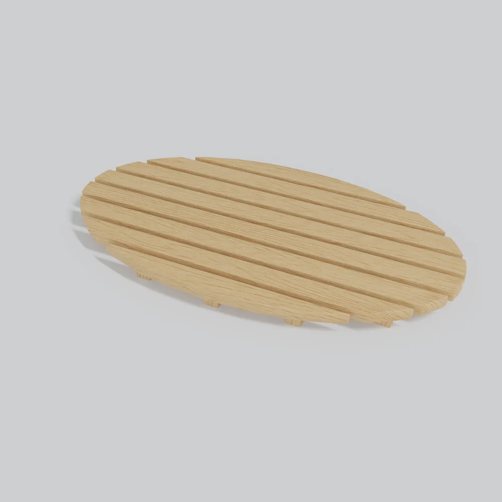 Bathmat Oval Plywood