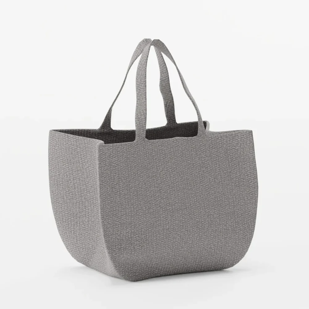 Grey Tote Bag