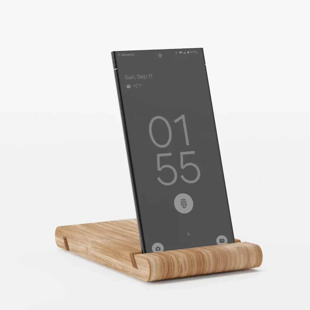 Samsung On A Phone Stand