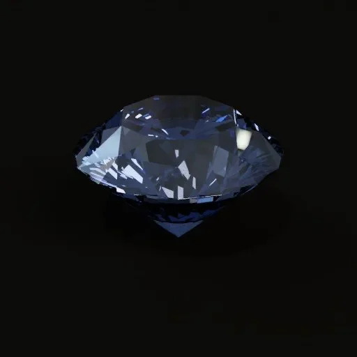 Brilliant Cut Diamond(Blue)