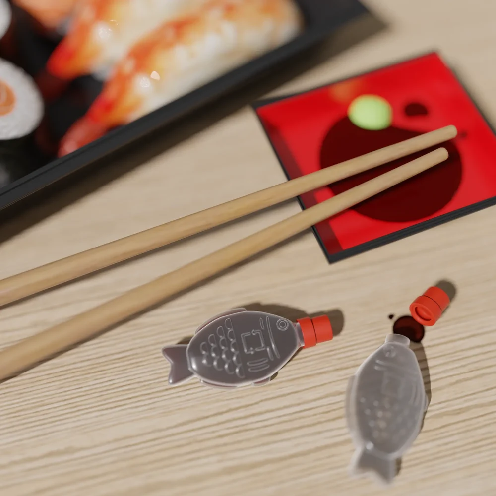 Sushi Soy Sauce Fish Botle