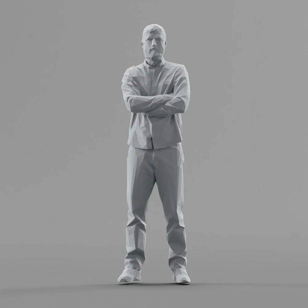 Lowpoly Male Standing