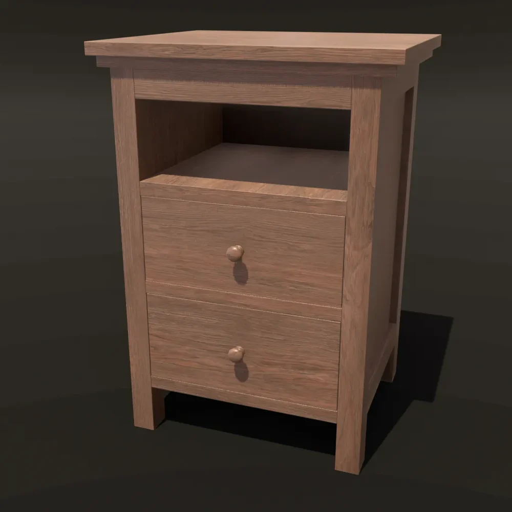 Side Table With Drawers