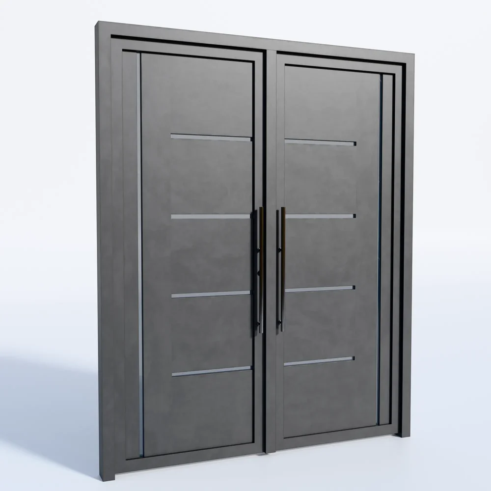 Minimalist Steel Door
