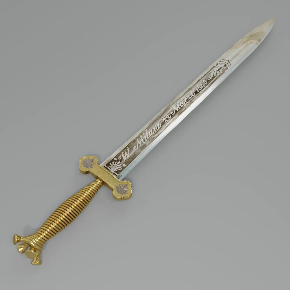 Historical Sword Milano 1848